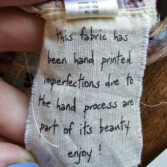 Free People Printed Heather Halter Top In Lilac Combo Size M - Picture 14 of 17